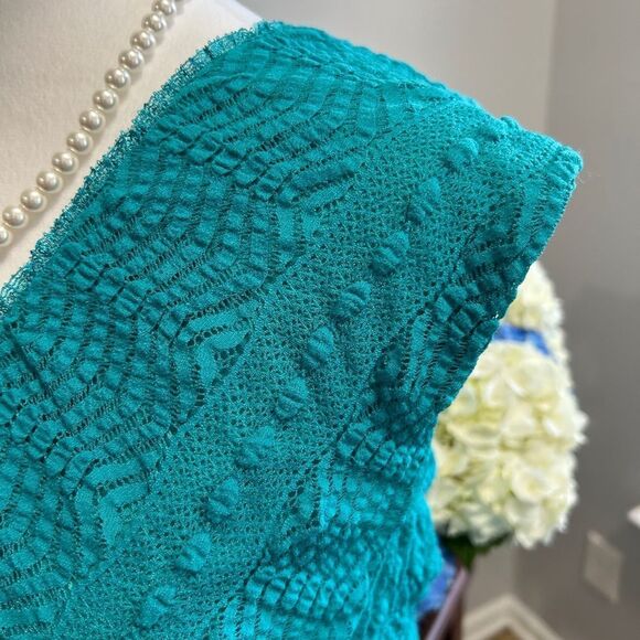 Rabbit Rabbit Rabbit Green Ruched Midi Dress - Picture 3 of 10